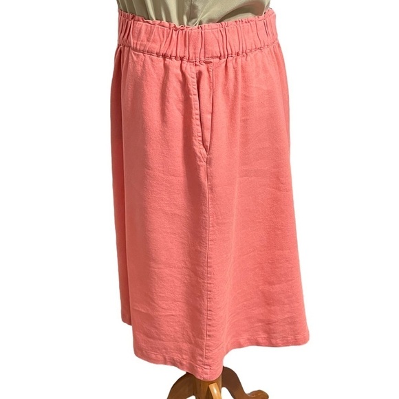 Liz Claiborne Linen-Blend Coral A-Line Skirt Size Large - Picture 3 of 10